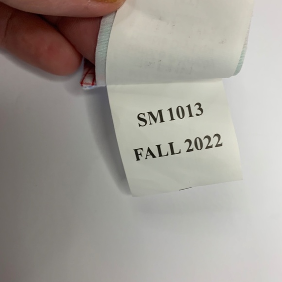 Christmas Santa/Pumpkin red/blue Gingham reversible A-line scallop jumper dress - Picture 14 of 14